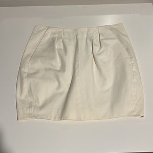 Helmut Lang White Mini Skirt Size 4